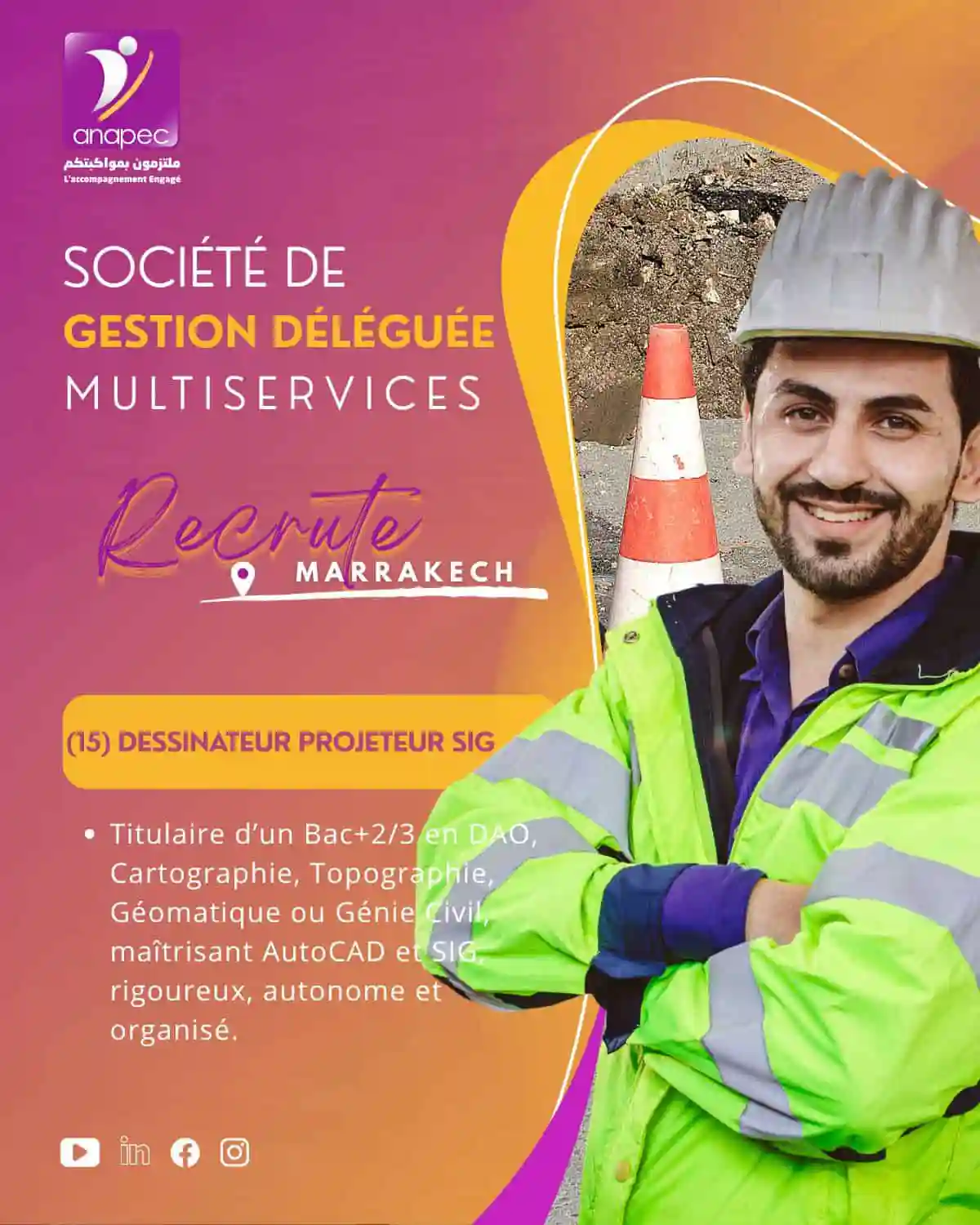 توظيف عاجل: 110 وظائف متاحة عبر anapec في مدن كبرى 2