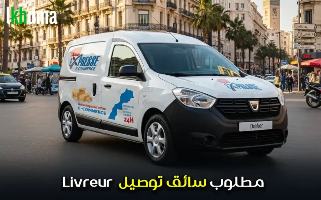 مطلوب سائق توصيل livreur