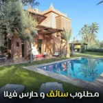 مطلوب سائق و حارس فيلا
