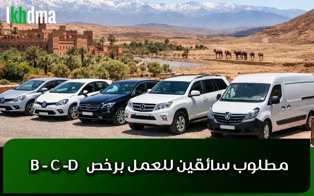 مطلوب سائقين للعمل برخص