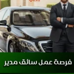 فرصة عمل سائق مدير